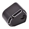 NATGIC 1PCS Black Billet Aluminum Ignition Switch Cover for Harley