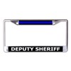 Deputy Sheriff Chrome License Plate Frame