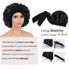 YANIBEST Satin Bonnet Silk Bonnet for Sleeping Hair Bonnet with