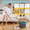 JOYMOOP Spin Mop and Bucket, 360° Mop Head & Telescopic