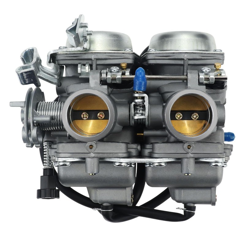 Carbman Twin Carburetor Double Cylinder Carb Compatible with Honda Rebel