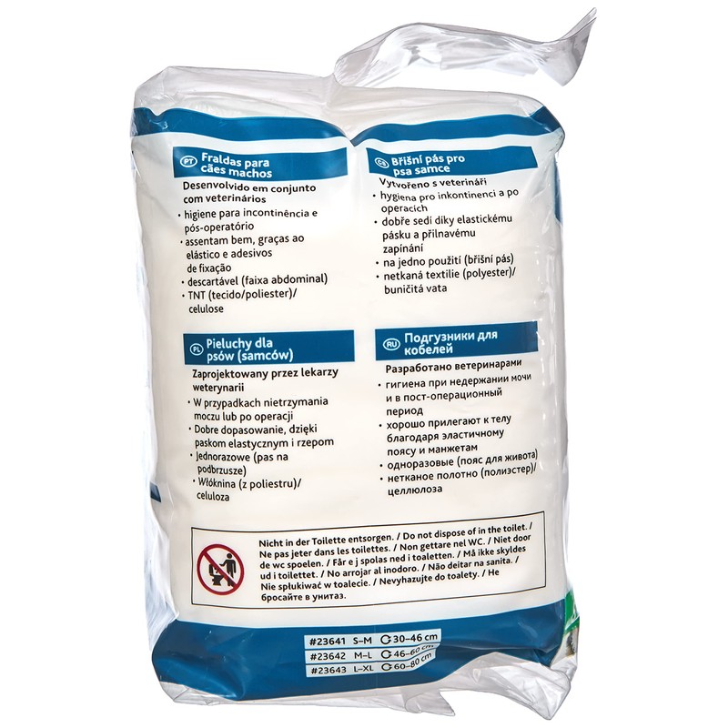 Trixie Nappies for Males, s-m