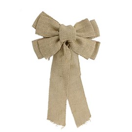 DARO DEKO Jute Double Bow 22 cm x 35 cm 1 Piece