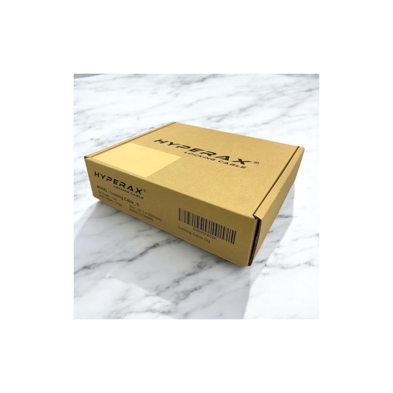 Hyperax Steel Locking Cable (S), Security Cable with Alloy Casting