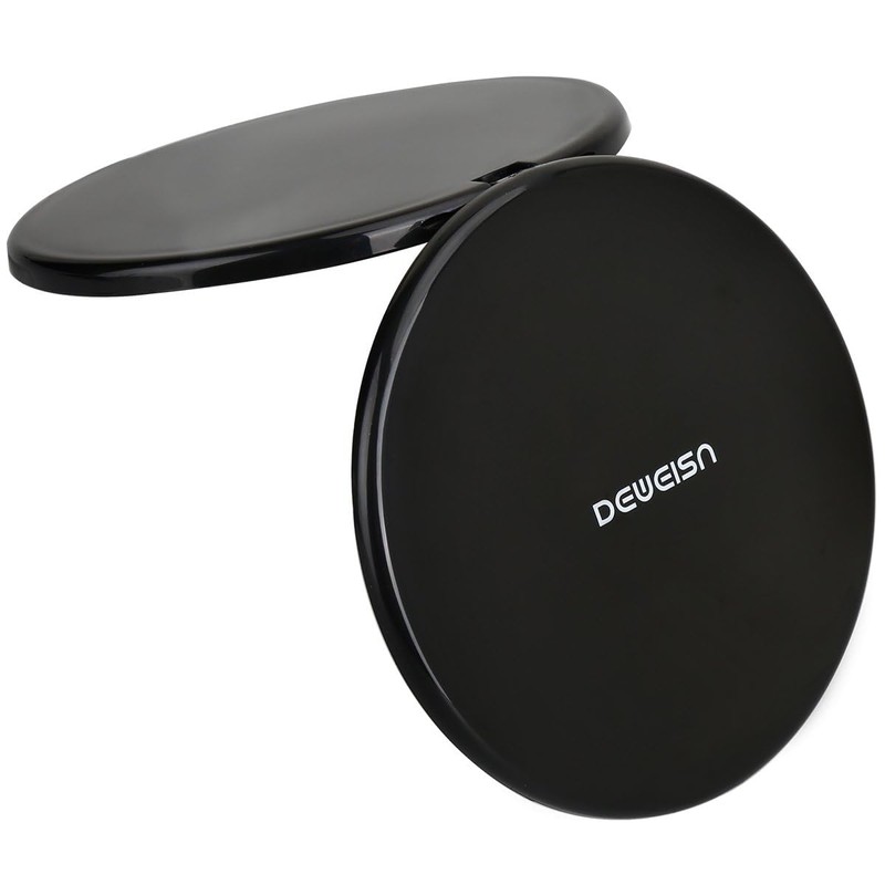 deweisn Magnifying Compact Cosmetic Mirror Elegant Pocket Handheld Makeup Mirror