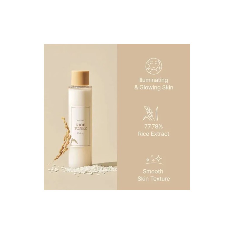 I'm From Rice 150 Ml Tónico Facial Hidratante Hipoalergénico