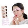 Mikinona 5 Sets 20pcs Reusable Eyebrow Stencil Card Eyebrow Shaping