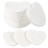 50 esponjas faciales comprimidas, 100% natural de celulosa esponjas profesionales