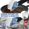 RIMAY Soap Dispensing Dish Brush, Dish Scrubber with Soap Dispenser,
