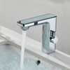 mvmhome Smart Sensor Bathroom Sink Faucet Digital Display Screen Basin