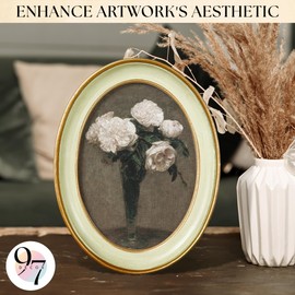 97 Decor Oval 5x7 Picture Frame - Small Vintage Picture Frames 5x7, Elegant Oval Frame 5 X 7 For Wall Hanging, Vintage Frames 5x 7 Antique Home Decor