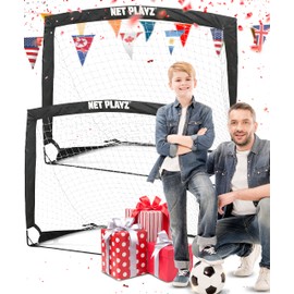 Soccer Gifts Soccer Goals - Kids Pop-up Football Net for Backyard Practice & Training, Portable Set of 2