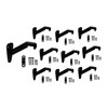QCAA Heavy Duty Handrail Stair Brackets, Zinc Die Cast, Matte