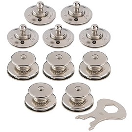New Marine Loxx Set of 5 Tops + Fabric Screws + Key