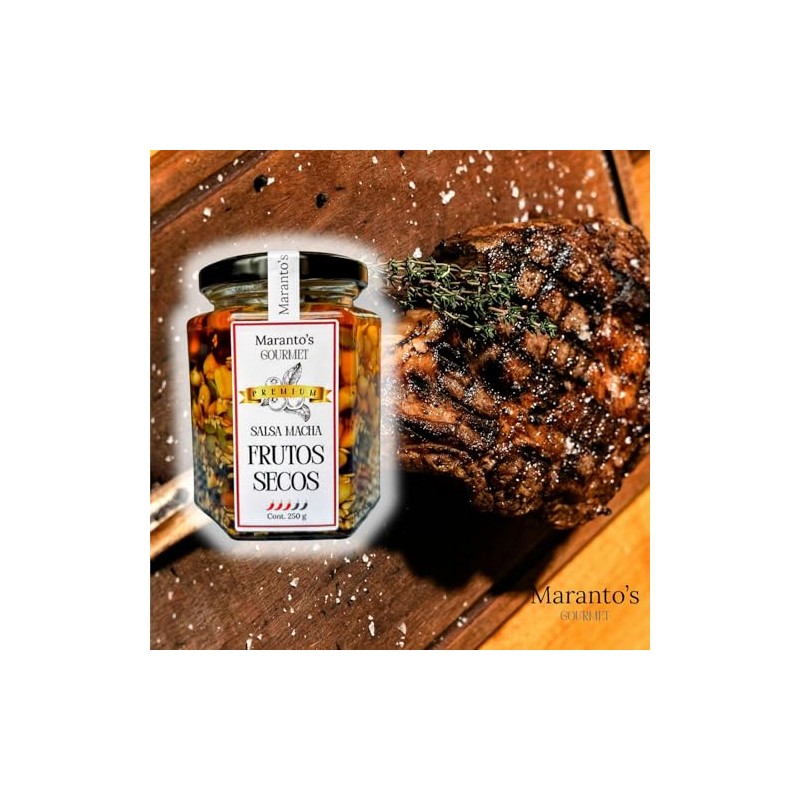 Salsa Macha con Frutos Secos Maranto's Gourmet 250 g