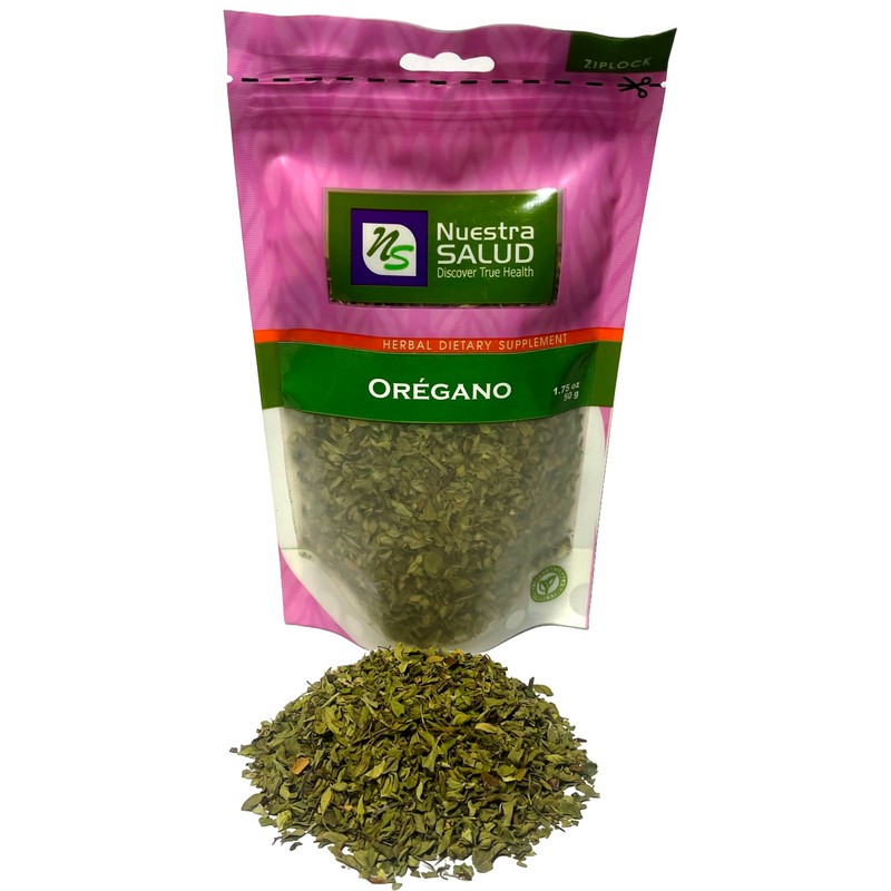 Nuestra Salud Oregano Leaves Herbal Infusion Tea Zip Lock (50g)