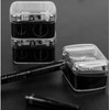 Black Cosmetic Double Sharpener for Eyeliner, Eyebrow and Lip Pencils,
