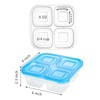 AVLA 10 Pack Bento Snack Boxes, Reusable Meal Prep Containers,