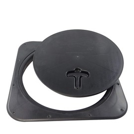 Nilson Direct Ice Fish House Hole Cover Snap Tight Square Trim Shack