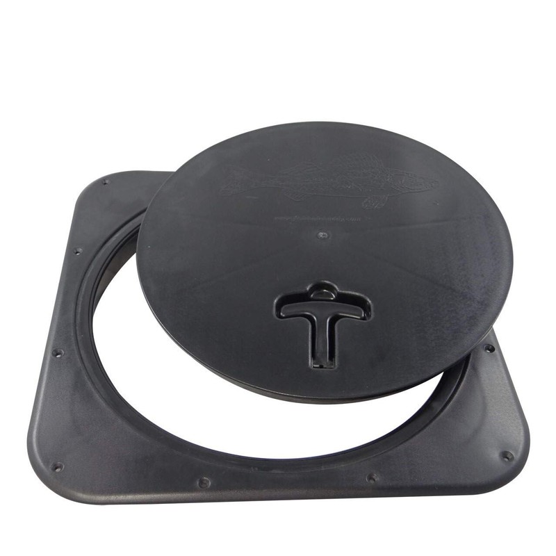 Nilson Direct Ice Fish House Hole Cover Snap Tight Square