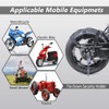 Universal Motorcycle Rear Wheel Tie-Down Strap, Transportation Bundle Belt for