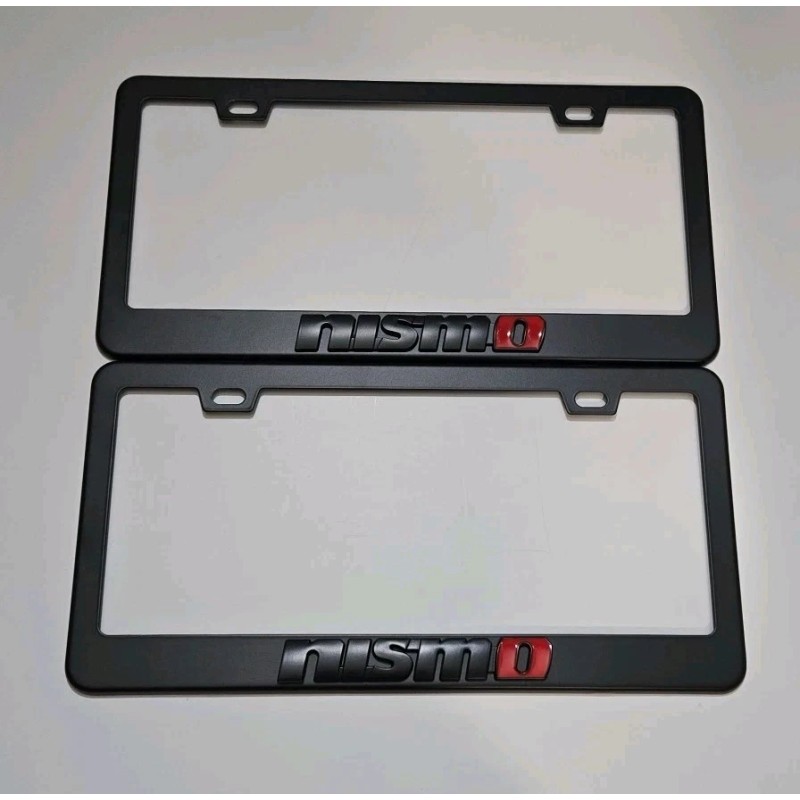 Lexus 2 pcs Black License Plate Frame for 3D Nismo