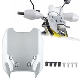 FWXEOZ Motorcycle Windshields for Husavarna 701 Enduro/ Supermoto 2016-2024 Wind Deflector Fits for Husqvarna FE350S/501S 2017-2024, TE150i 2020-2024, 250i/ 300i 2018-2024 Wind Shield Windscreen