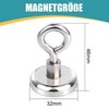FPMYB Pack of 6 Magnetic Hooks, Extra Strong Magnetic Hooks,
