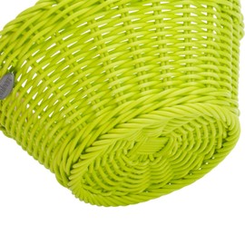 Saleen Round Trend Basket, Lime Yellow, 18 x 10 cm