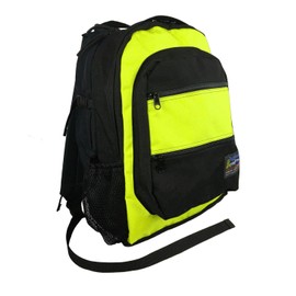 Tough Traveler TouCom Laptop Computer Backpack - Made in USA - Black/Yellow