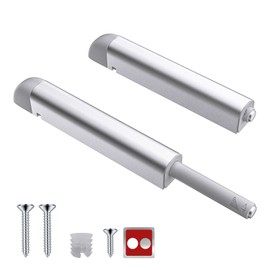 I-EASYDWW Magnetic Push Latches, 8 Pack, Push to Open Door Latch, Heavy Duty Cabinet Hardware for Hidden Doors, Drawers, Wardrobes, Kitchen, and RV Closets, Easy Install, Silent Operation