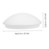 CHILDWEET Round Ceiling Light Cover Replacement with Circular Hole for