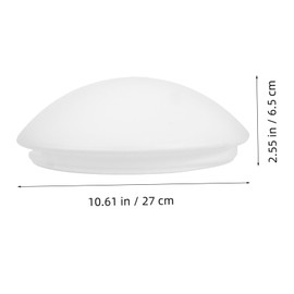 CHILDWEET Round Ceiling Light Cover Replacement with Circular Hole for Enhanced Ambiance in Living Spaces