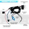 Car H4 LED Headlight Wiring Harness, 12V Heavy Duty Vehicle