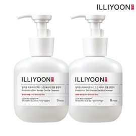 Illiyoon Probiotics Skin Barrier Gentle Cleanser 300ml 2 pieces / 일리윤 프로바이오틱스 스킨배리어 젠틀클렌저 300ml 2개