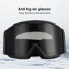 Adult Ski Goggles Double Layer Anti Fog Large Field Cylindrical