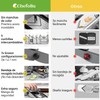 CHEFOLLA Cortador de Verduras, Rallador de Acero Inoxidable Cocina