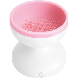 Máquina limpiadora de brochas de Maquillaje Limpiador de brochas de Maquillaje Limpiador de Cepillo cosmético Giratorio automático USB eléctrico para Todas Las brochas de Maquillaje