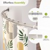 AmazerBath 20-84 Inches Arched Curved Shower Curtain Rod, Heavy Duty
