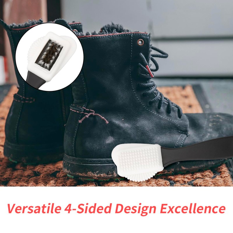 Tabanzhe Professional-Grade 2-Sided Suede Brush for Shoes - Nu-buck Brush