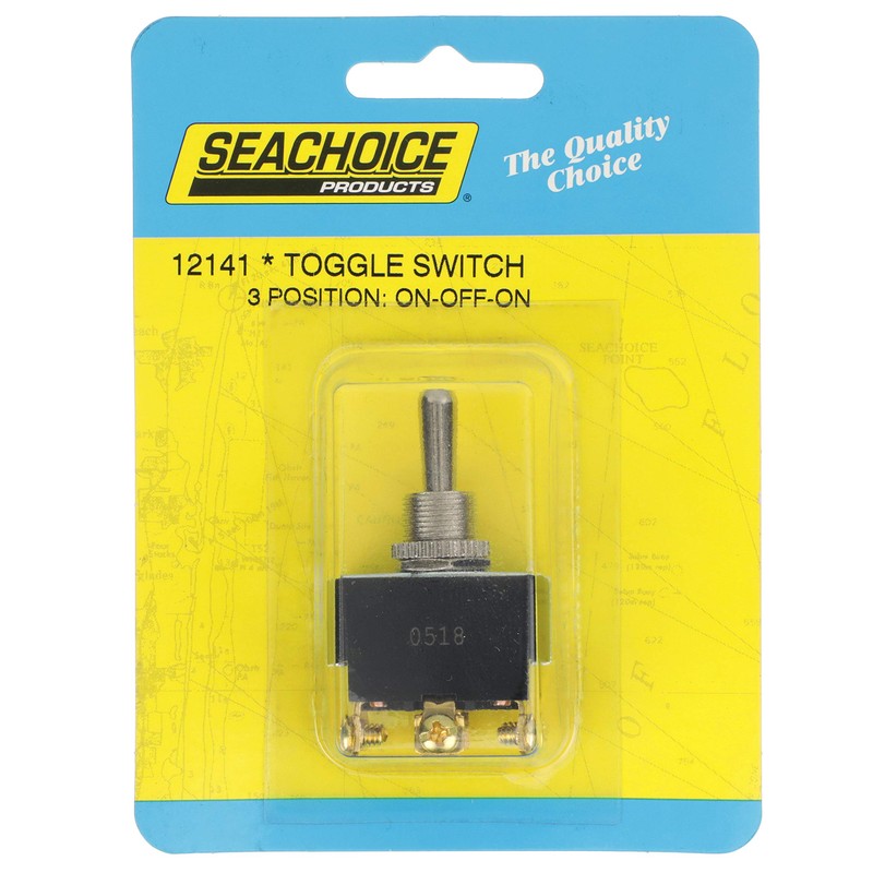 Seachoice 3-Position Heavy Duty Toggle Switch, On/Off/On