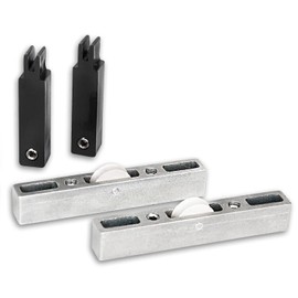 TESO Castors for fly screen sliding doors - easy to assemble - resistant - make no annoying noises