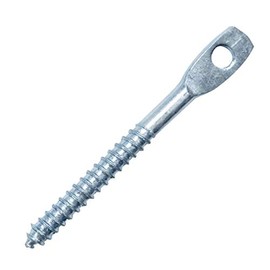 3" Eye Lag Wood Dura-Screws Zinc Plated (Qty 100)