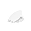 KOHLER 4636-RL-0 Cachet ReadyLatch Elongated Toilet Seat Slow Close, Soft