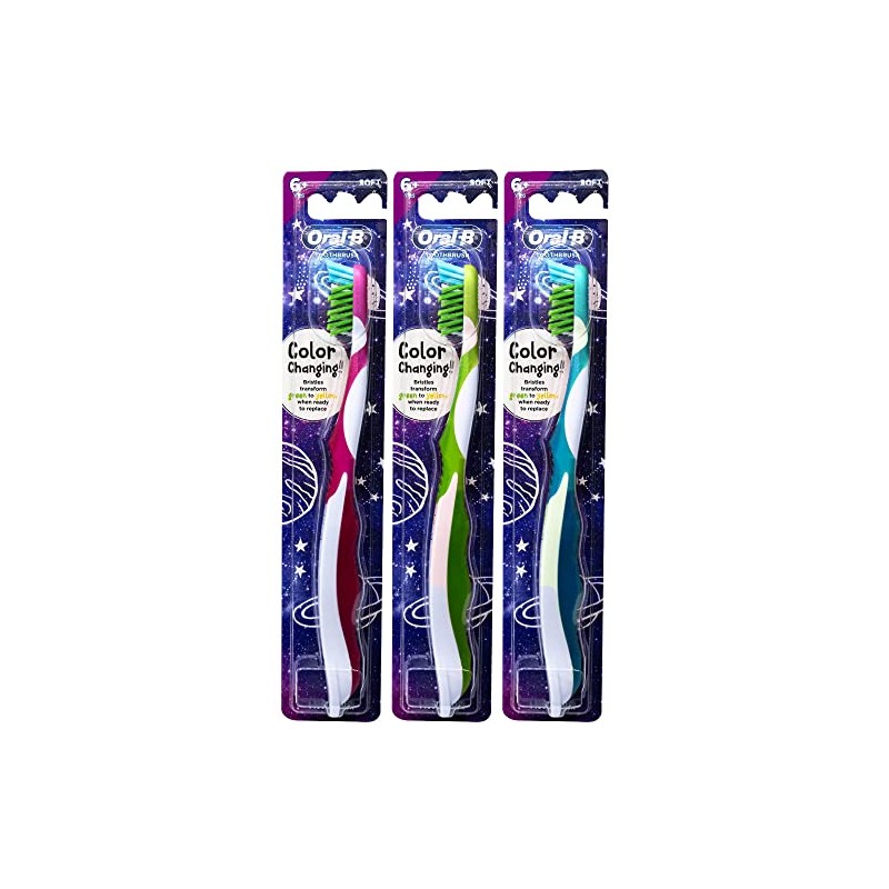 Oral-B Pro-Health Junior CrossAction Galaxy Toothbrush, Ages 6+, Soft -
