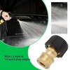 Create idea 1x Pressure Washer Adapter Replacement Brass M22 Male