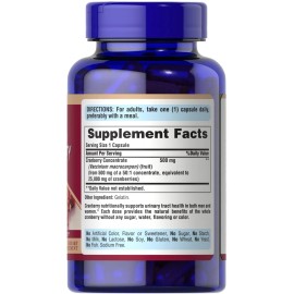 Puritan's Pride Puritans Pride Cranberry Fruit Concentrate 25,000mg (50 to 1)  2X60/ 1X120 Caps