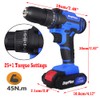Cordless Drill Driver Set Electric Power Drill Set with 1