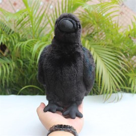 Realistic Crow Plush, Cute Black Crow, Plush Cushion Toy, Soft Bird Raven Plush Doll for Children, Birthday Gifts for Children, Home Decor