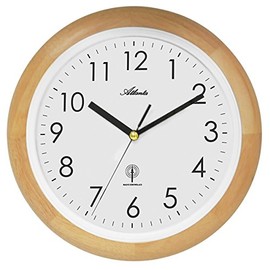 Atlanta Analog Wall Clocks Beech 4323-30